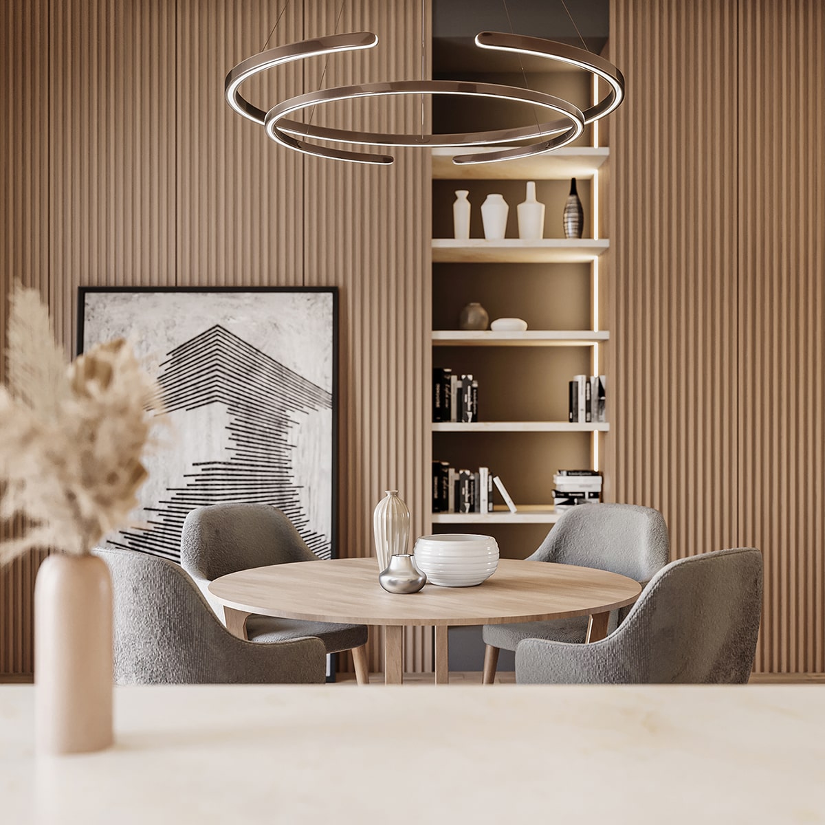 3d Interior Rendering and visualization for an apartment